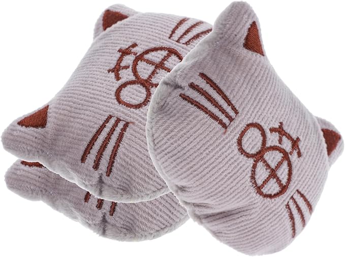 3pcs Plush Catnip for Indoor Cats Chew Molar Playthings Soft Cartoon Design Kitten Teasing and Dental Care Interactive Pet