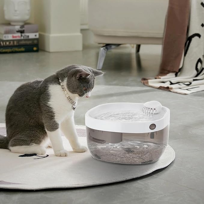 Pet Fountain, 7L/1.85 Gal Automatic Cat Water Fountain, Dog Drinking Dispenser
