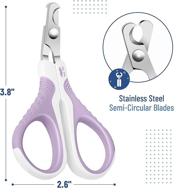 Mr. Pen- Cat Nail Clipper, Stainless Steel, Professional Sharp Cat Claw Trimmer for Small and Medium Cats, Pet Nail Clipper with Sturdy Non Slip Handle