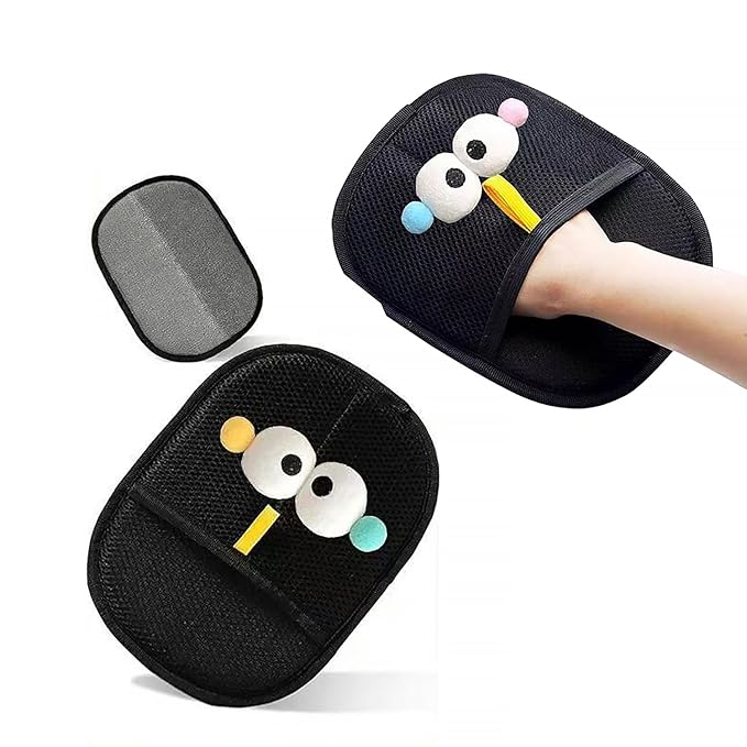 2Pcs Pet Hair Removal Gloves, CTEWRT Pet Hair Remover Gloves for Cats & Dogs, 2025 New Upgraded Animal Fur Removal Tool, Electrostatic Pet Hair Removal Gloves Brush, Reusable Pet Hair Remover Glove
