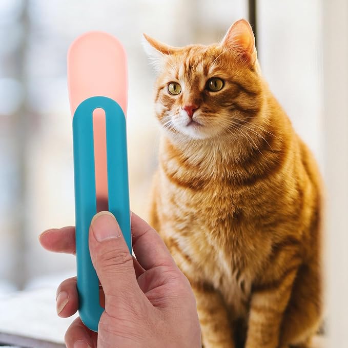 Ipetboom 1PC Dog Bowls Pet Feeder Cat Strip Squeeze Spoon Lickable Wet Cat Treats Squeezer Pet Feeding Watering Supplies Wet Food Storage Pet Food Spoon Dog Bowls Bowls