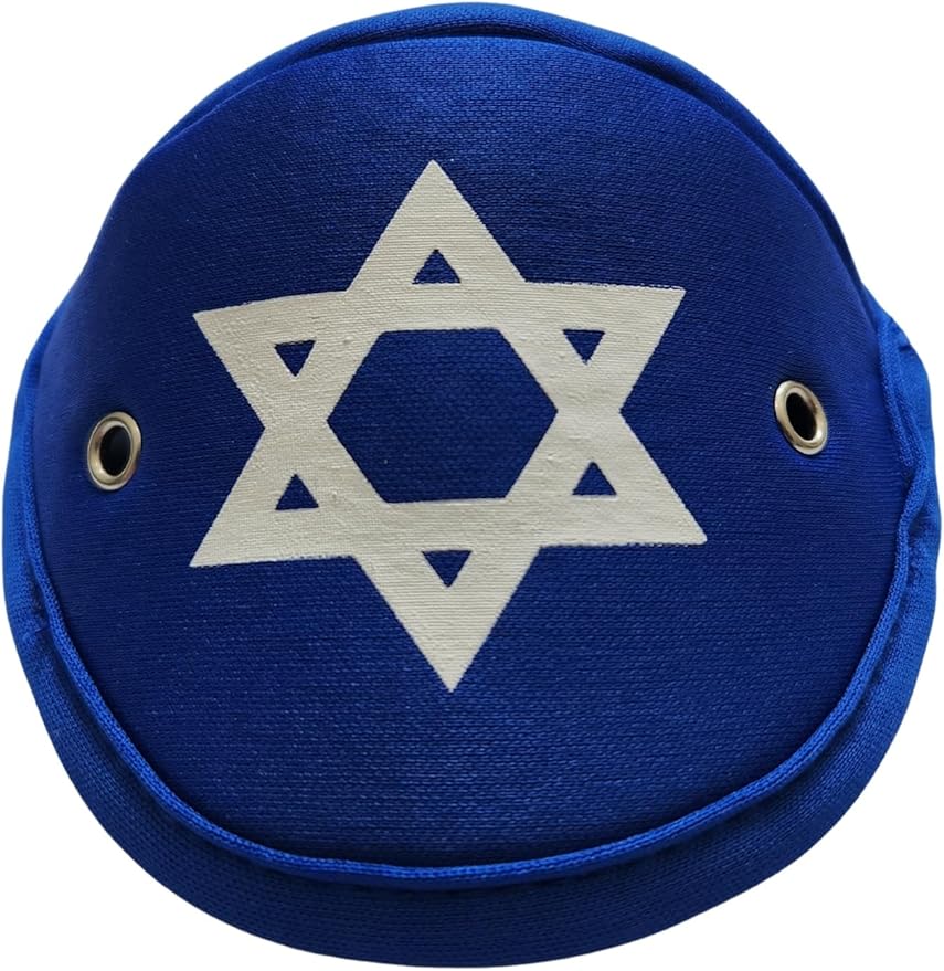 Pets Yarmulke and Tallis Hanukkah Set with Star of David (Small/Medium)