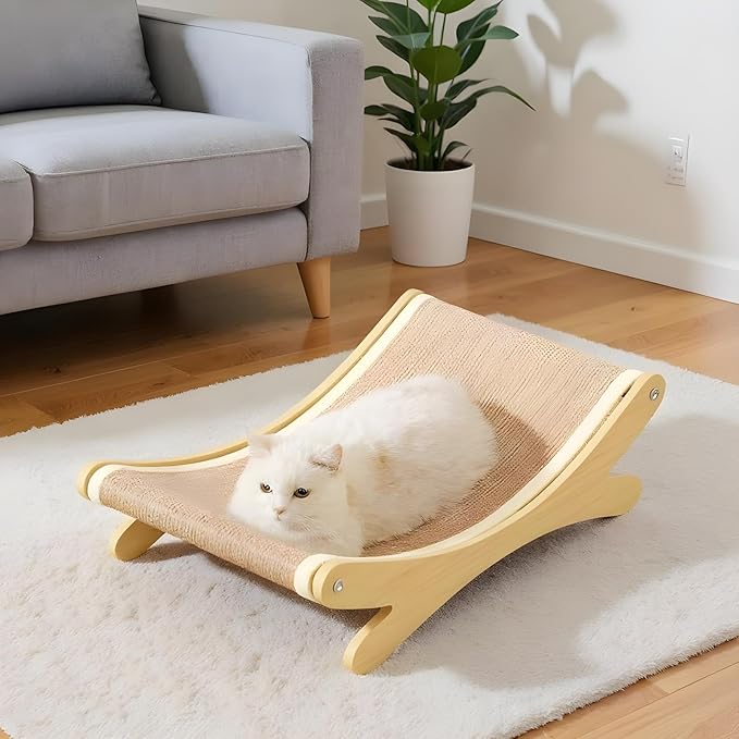 Cat Scratching Bed Pad, Sisal Scratch Board, 700g for Indoor Cats Furniture Protector Mat Reversible Anti Scratch for Floor Couch Wall Carpet Door Kitten Play Enrichment