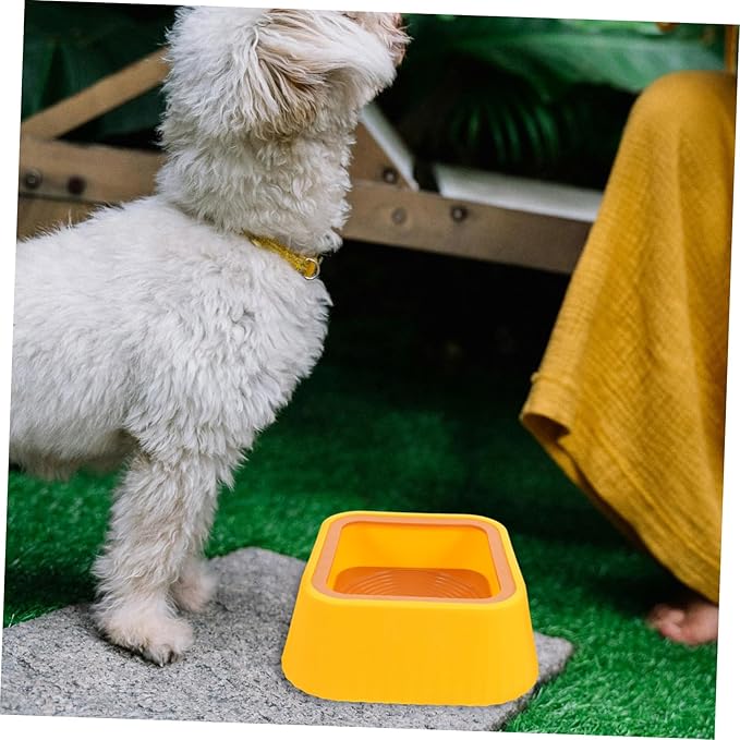 BESPORTBLE Pet Water Bowl with Floating Mechanism Durable Design for Cats and Small Dogs No-Spill Water Feeder Keeps Pets Mouth Dry and Area Clean