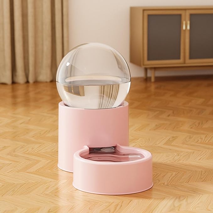 Automatic Pet Feeder - 26x16x14cm Dog Auto Feeding Bowl | Pet Food and Water Device | Large Capacity Puppy Water Dispenser | for Home Vacation Indoor Living Room Travel Weekend Trip Backyard