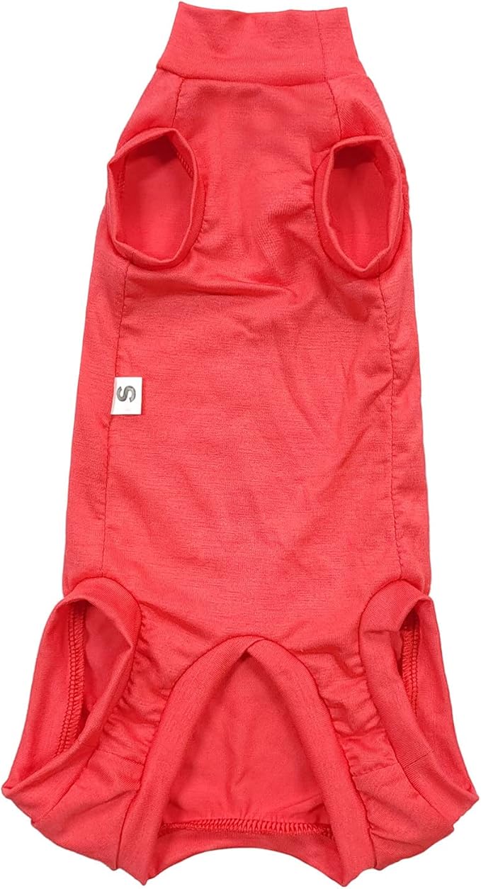 Sphynx Cat Clothes Sleeveless Bodysuit Elastic Hairless Cat Pajamas Pet Clothes Cat Surgery Recovery Suit for Cats Dogs After Surgery Wear Suit (Red, X-Small (2-3 lbs))