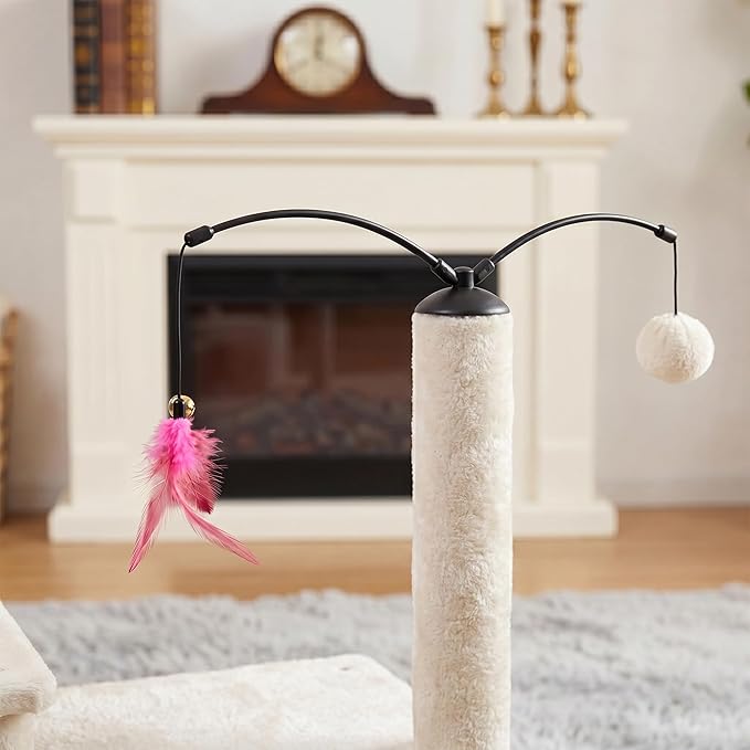 YUNIQUE Cat Tree with Cat Tree (288 Beige)