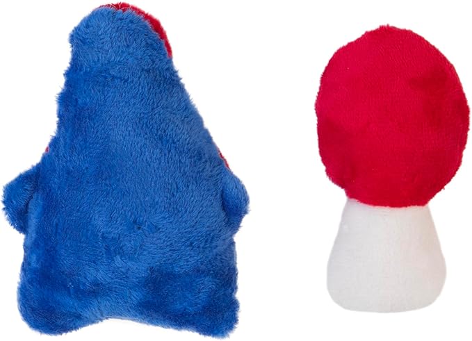 Mad Cat Gnome Sweet Gnome Wild and Quacky Cat Toy with Catnip, Pack of 2
