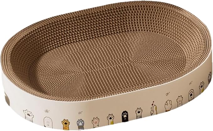 Cat Scratch Pad - 45x31x10 Cm Resting Bed Playground Mat | Cat Scratch Board | Scratching Board Lounge Bed Furniture Protection for Indoor Floor Furniture Protection Sleep Enrichment Play