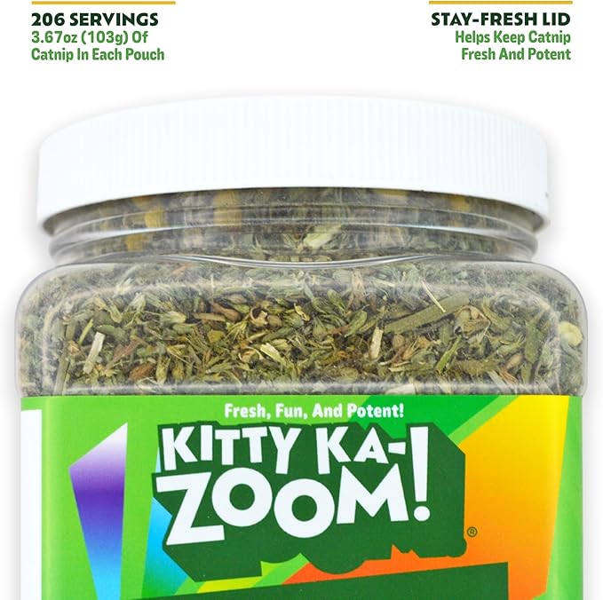 Super ZOOMIES Mix - 7 Ingredient Catnip Mix | Hand Harvested Fresh Catnip Grown in Canada and The USA