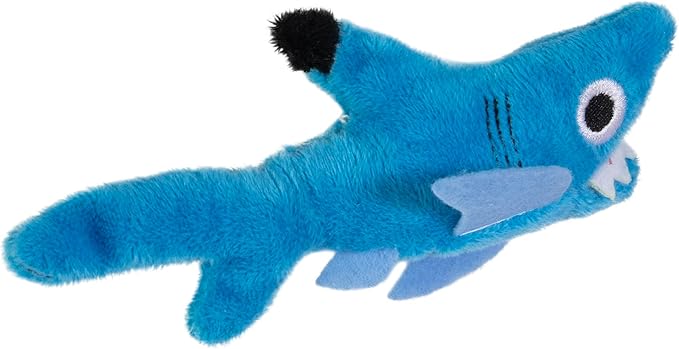 Mad Cat Shark Biter Catnip & Silvervine Cat Toy, Pack of 1