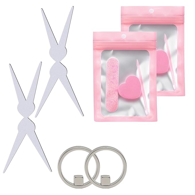 Ring-Shaped Cat Eye Nail Magnet Tool,Hollow Circular Wide Beam & French Y Shape Nail Magnet Set (Wide Beam,Heart,French),Portable Hollow Circular Cat Eye for Home DIY,Beginners & Nail Artists(2 Set)