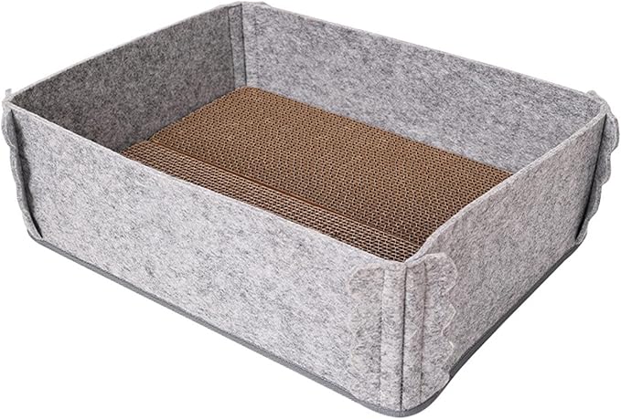 Corrugated Paper Pet Bed for Indoor Cats Easy to Use Furniture for Boredom Home Entertainment AntiScratch Furniture