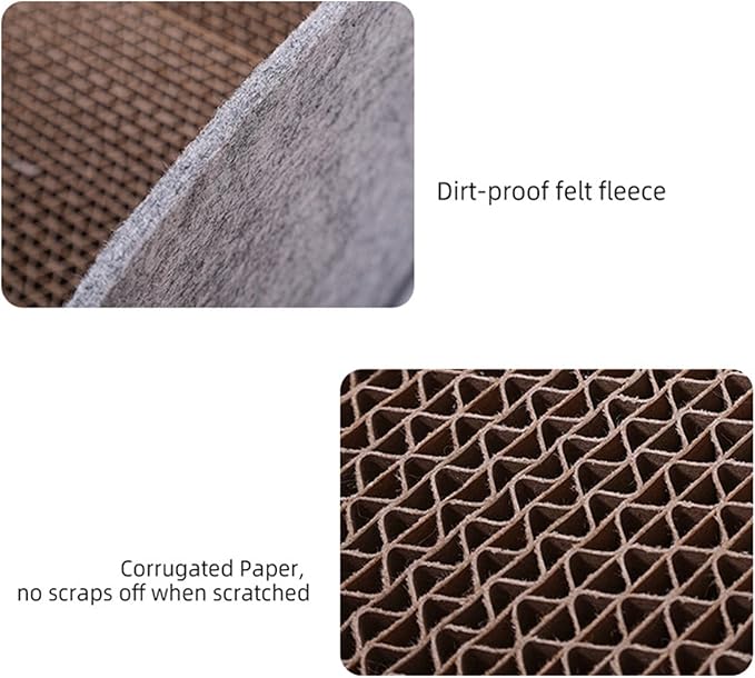 Corrugated Paper Pet Bed for Indoor Cats Easy to Use Furniture for Boredom Home Entertainment AntiScratch Furniture