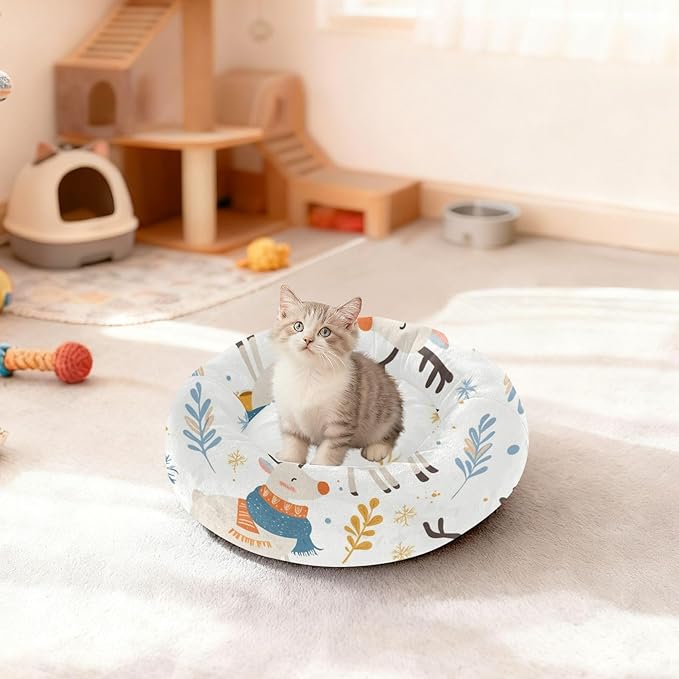 Lovely Elk Winter Pet Bed Medium Size Pet Bed & Dog Furniture