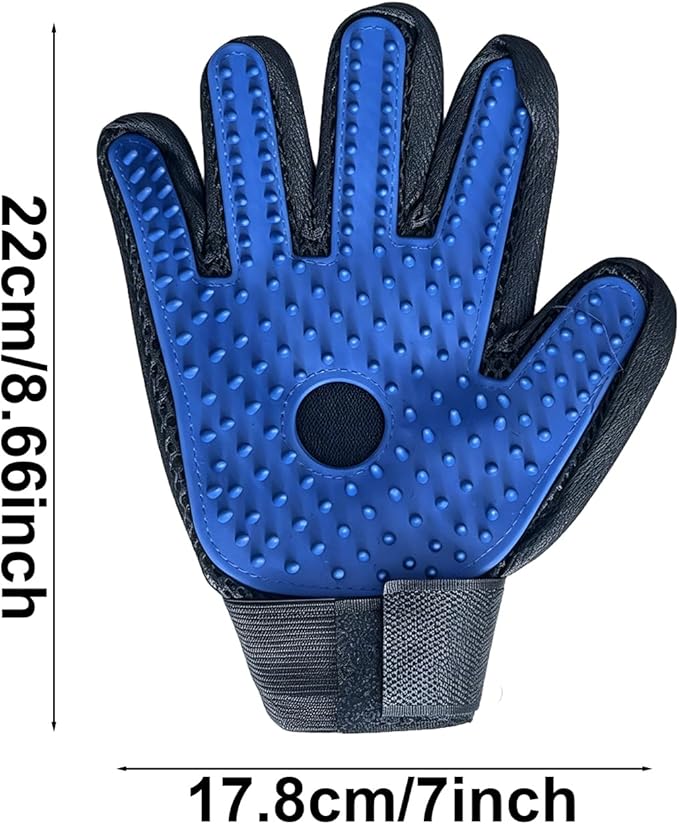 Pet Hair Management Glove with Built-in Spray - Steam Cat Glove, Dual-Sided Design,Reusable & Lightweight, Suitable for Cats, Dogs, Furniture, Car Seats, and More