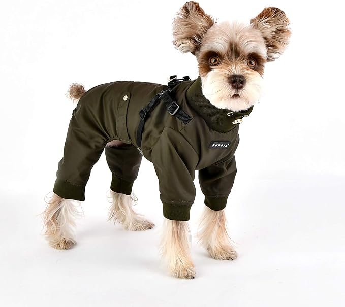 Puppia Garnet Jumpsuit - Khaki - X-Large