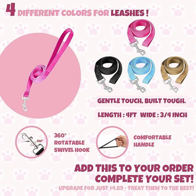Custom Pink Tactical Cat Harness and Leash Escape Proof Adjustable Vest with Reflective Strips and Personalized Patch Soft Breathable Outdoor Gear for Walking Training Fits Cats 7-12 lbs