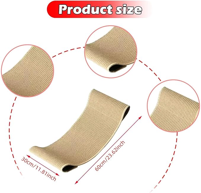 Sisal Cat Scratcher Replacement Cover for Lounge Chair - 23.62x11.81x0.79 inch Pet Napping Pad Rug Resting Mat Accessories