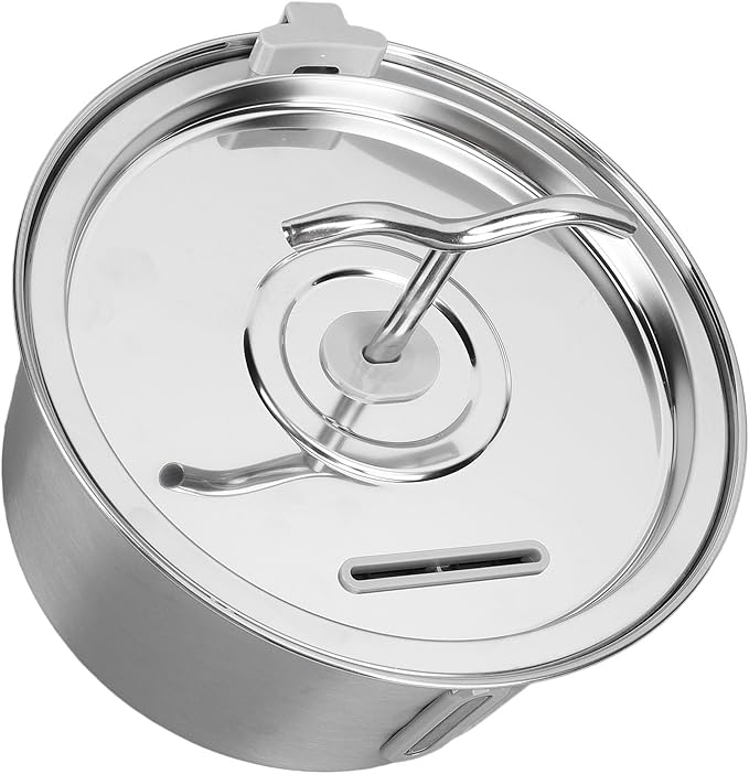 Cat Water Fountain, 3.2l Stainless Steel Dual Spout Pet Water Dispenser with Window, Automatic Circulation Dog Drinking Feeding Supplies