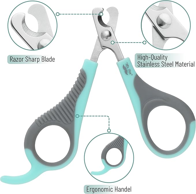 Mr. Pen- Cat Nail Clipper, Stainless Steel, Professional Sharp Cat Claw Trimmer for Small and Medium Cats, Pet Nail Clipper with Sturdy Non Slip Handle