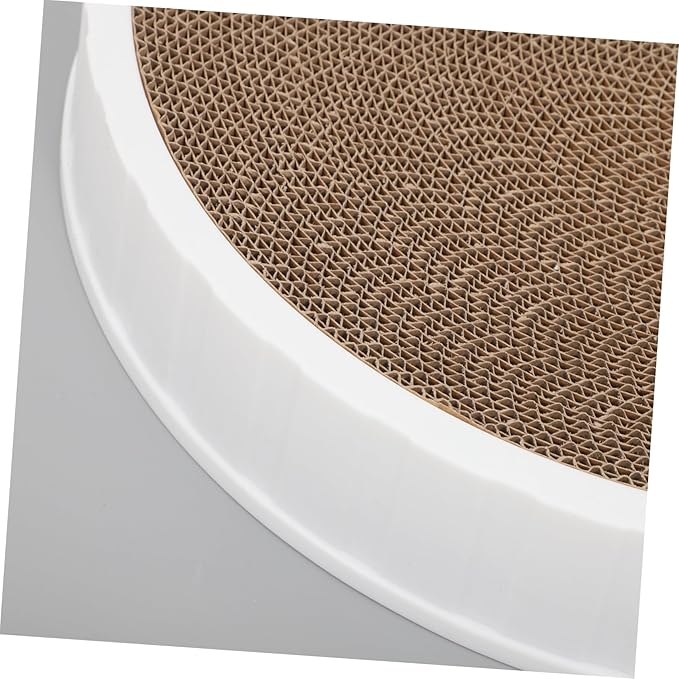 Toddmomy Cat Scratching Bowl Reversible Design Cardboard Cat Bed for Indoor and Outdoor Use Space-Saving Nesting Scratcher for Play and Rest Multifunctional Pet Furniture