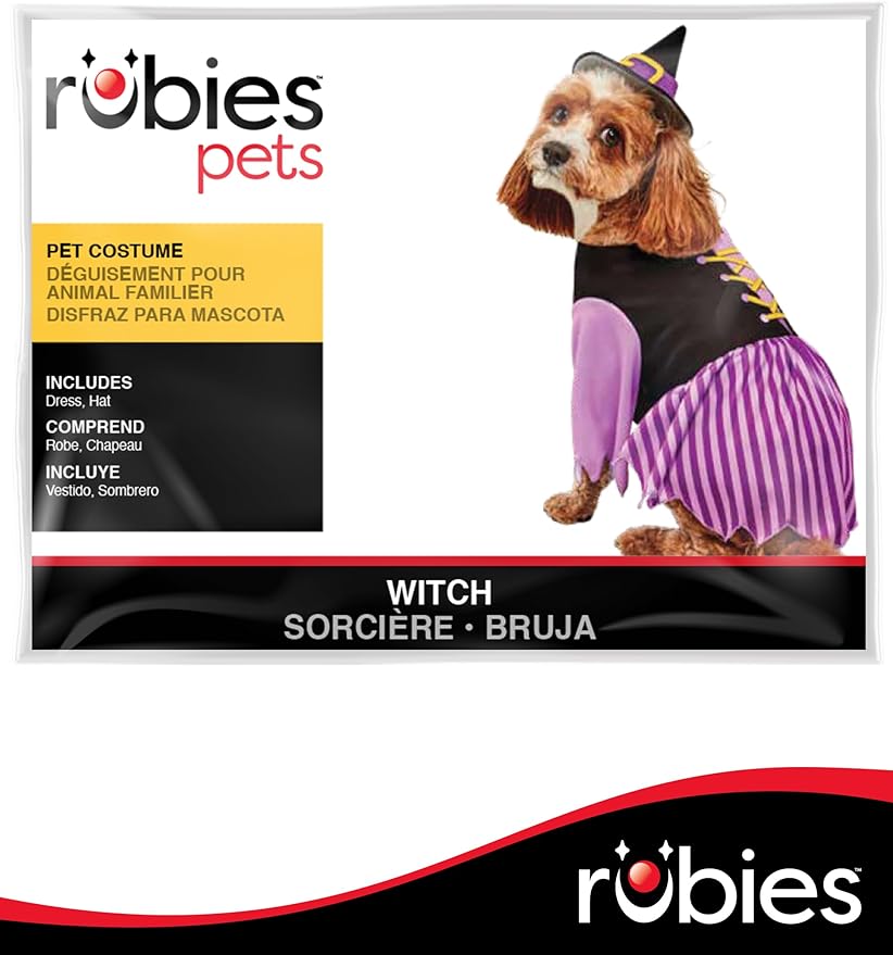 Rubies Witch Pet Costume for Dogs or Cats, XL