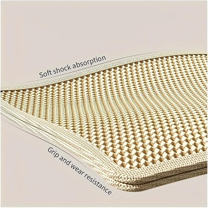 1Pc Large Size Cat Litter Honeycomb Double Layer Design,Urine Waterproof,Easy Cleaning,Scatter Control,Stay Clean(Gray,L-60X90cm)