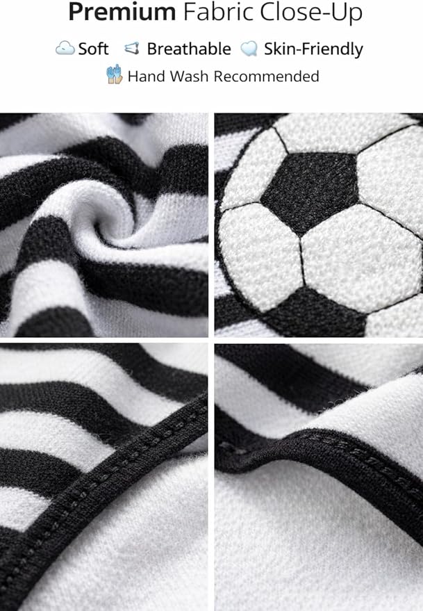 Petitebella Soccer Dog Shirt - Sporty Puppy T-Shirt with Soccer Ball, Breathable Soft Cotton Pet Clothes for Small Dogs Cats, Lightweight Summer Vest Apparel for Game Day Training (Stripes, XX-Large)