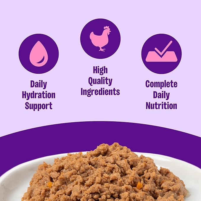 Wellness Complete Health Age Advantage Senior Canned Wet Cat Food, Natural, Protein Rich, Grain Free, Chicken Entrée Recipe, 3 oz, Pack of 24 Cans