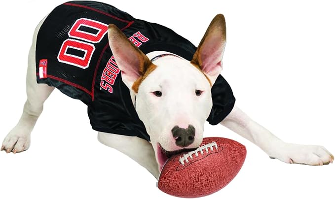 Pets First NCAA College Texas Tech Red Raiders Mesh Jersey for DOGS & CATS, X-Large. Licensed Dog Jersey with your Favorite Football/Basketball College Team