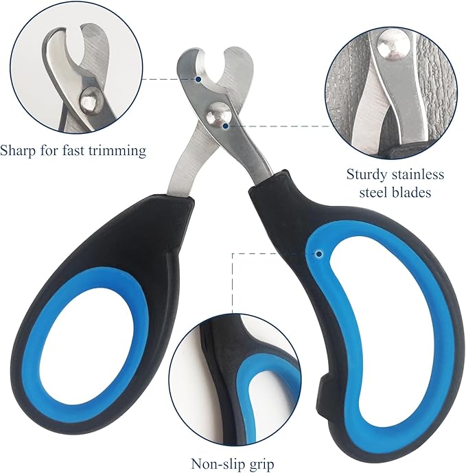 ZUFECY Pet Nail Clippers,Kitten Claw Nail Clippers for Small Medium Breeds, Cat Claw Trimmers, Grooming Tool for Small Animals