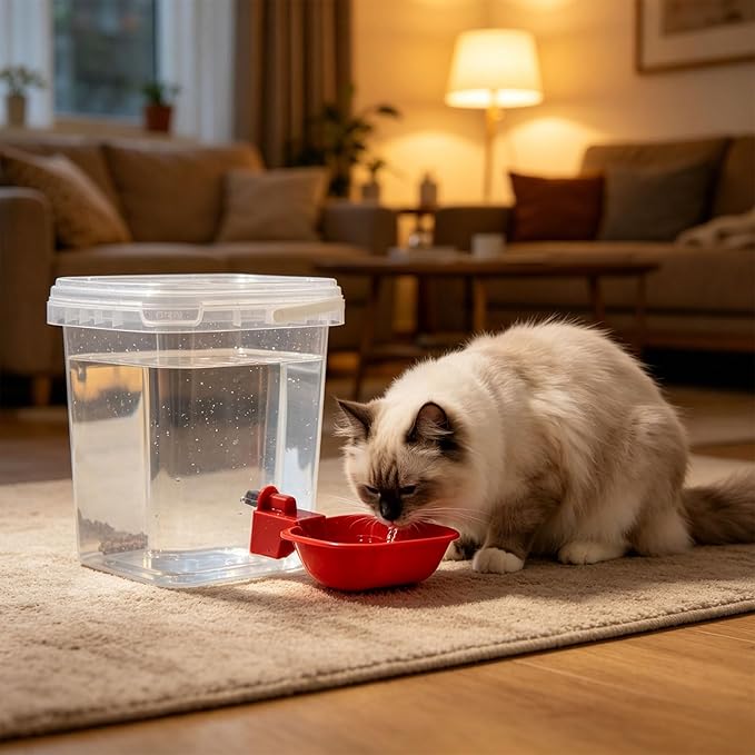Auto Circulating Cats Dogs Water Dispenser Food Grade Antislip Base Fountain for Easy Watering Everyday Use Pet Bowl