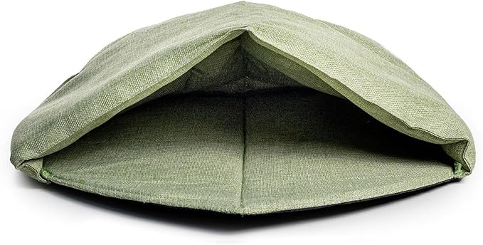 Indoor Cats Cave Bed with Leaves Shape Design Fabric Rest Sleep Bag for Kittens and Winter Autumn Essential Home Decors Cave