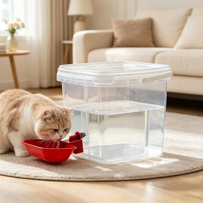 Auto Circulating Cats Dogs Water Dispenser Food Grade Antislip Base Fountain for Easy Watering Everyday Use Pet Bowl