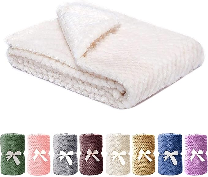 Dog Blanket,Soft Fuzzy Blankets for Puppy, Small,Medium,Large,X-Large Premium Fluffy Blankets Plush Fleece Throw Dog Bed, Couch, Sofa, Reversible Travel Warm Covers