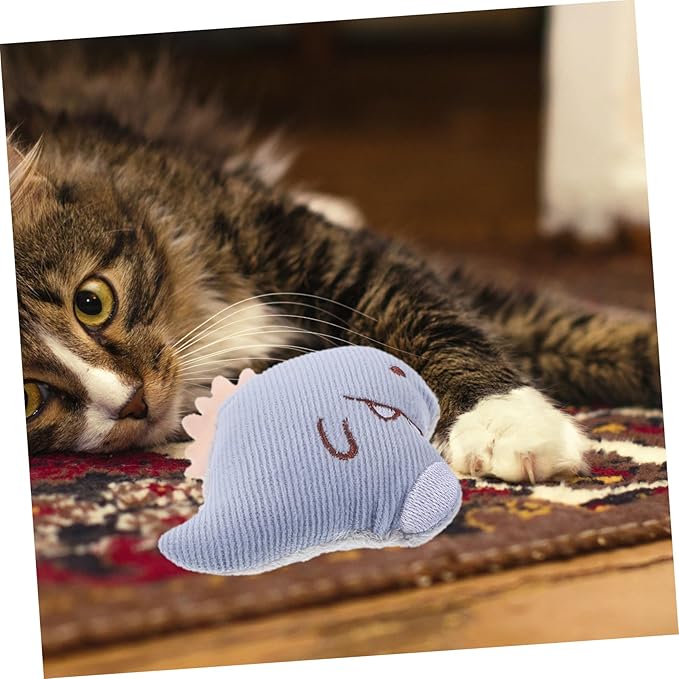 Totority 3pcs Catnip Filled Chew for Cats Interactive Plush Molar Cat Biting Pet Gift for Indoor Play and Boredom Relief