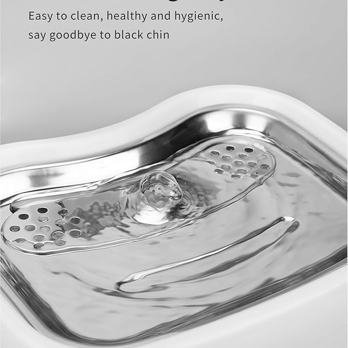 Cat Water Dispenser,2.5L Stainless Steel Smart Automatic Sensing Circulating Pet Drinking Dispenser Pet Water Fountain Inside Cat Dog Drinking Fountain for Home