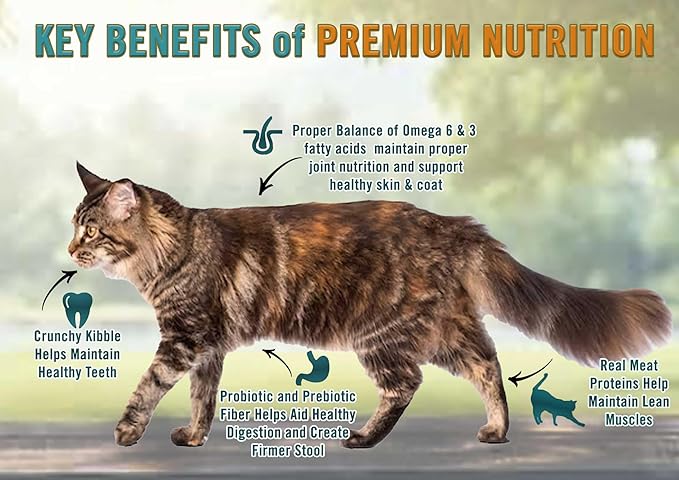 Chicken Soup for The Soul All Natural Premium Indoor w/Hairball Care Adult Dry Cat Food, Real Meat First Ingredient, No by-Products, Supports Intestinal Health, Chicken & Brown Rice, 12lb
