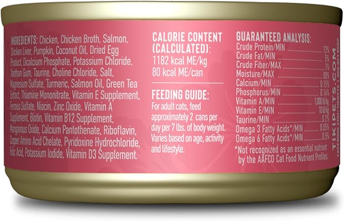 Tiki Cat Silver Wet Cat Food for Senior Cats, Chicken, Salmon & Chicken Liver Mousse & Shreds, 2.4 oz. Cans (12 Count)