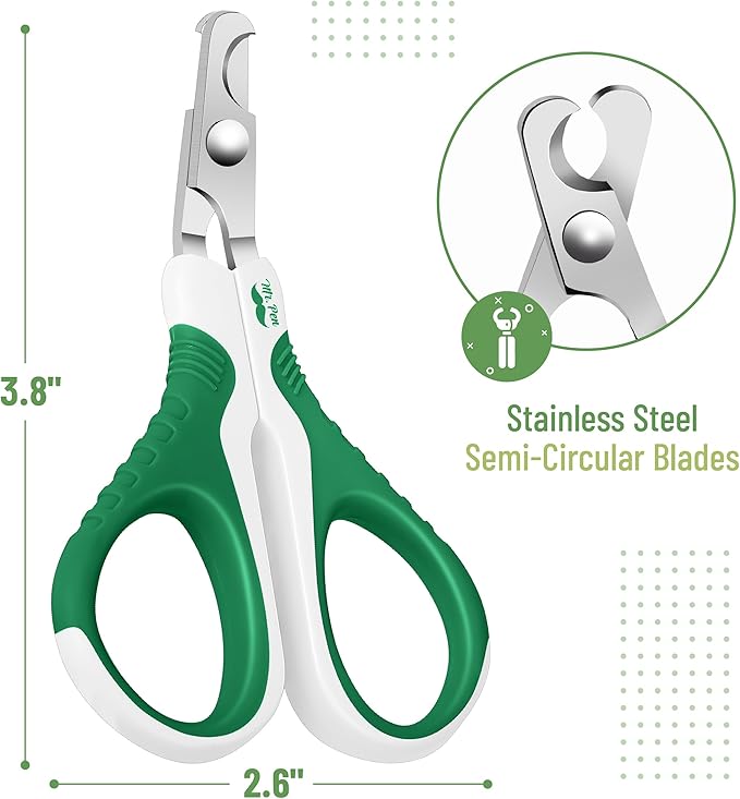 Mr. Pen- Cat Nail Clipper, Stainless Steel, Professional Sharp Cat Claw Trimmer for Small and Medium Cats, Pet Nail Clipper with Sturdy Non Slip Handle
