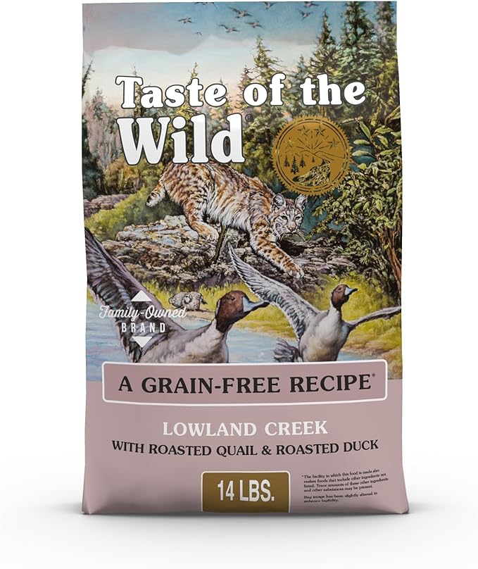 Taste Of The Wild High Protein Real Meat Recipes Premium Dry Cat Food With Superfoods And Nutrients Like Probiotics, Vitamins And Antioxidants For Adult Cats And Kittens 14lb