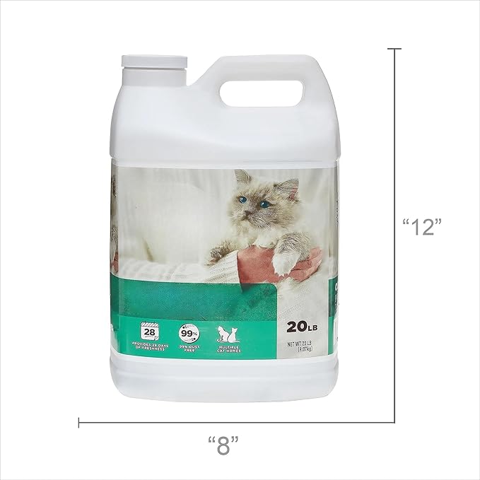 Scoopable Tight Clumping Cat Litter, Fresh Scent, 20 lb