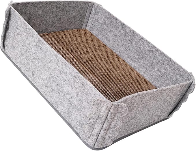 Corrugated Paper Pet Bed for Indoor Cats Easy to Use Furniture for Boredom Home Entertainment AntiScratch Furniture
