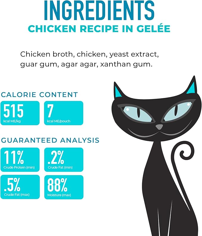 Tiki Cat Stix Gelee Wet Cat Treats, Chicken, 3 oz. Pouch