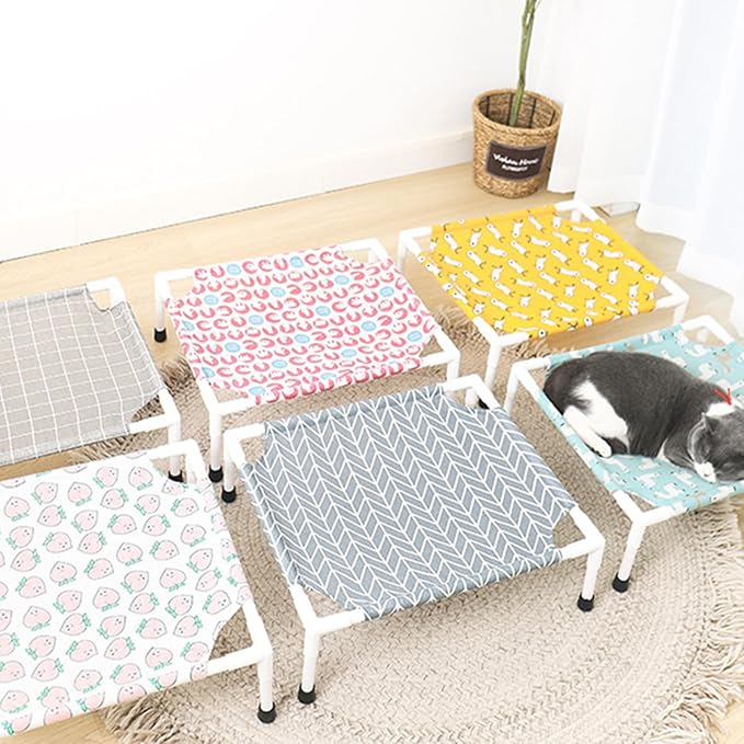 Pet Hammock Cat Puppy and Dogs Replacement Comfortable Cloth Camp Bed Nest Napping Bed for Small Pet Cat Bed Sheets