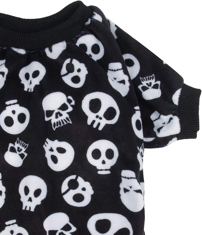 CuteBone Dog Halloween Pajamas Puppy Onesies Small Dogs Soft Pjs Coat Cat Apparel Comfy Pet Christmas Clothes Outfit Doggie Bodysuit P11XXL