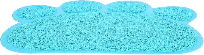 Fydun Cat Litter Tray, PVC Dog Mat Antislip Shape Pet Puppy Non Slip Box Liners Feeding Bowl Placemat Supplies for Cats and Dogs (Claw Shape)