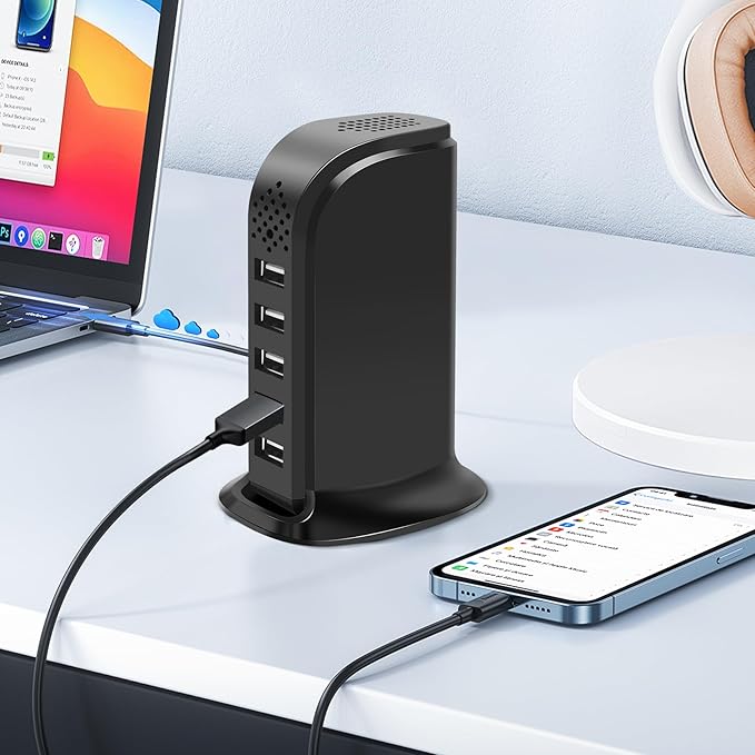 Wireless USB Charger Camera with Motion Detection, WiFi Nanny Cam for Pet & Home Security – Phone App & USB Charging