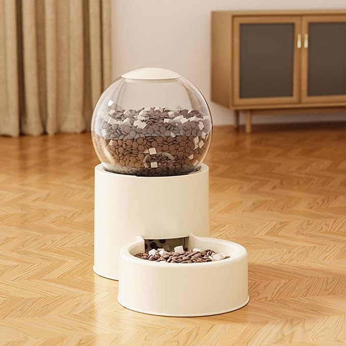 Pet Feeding Station, Automatic Water Food Dispenser, Fill Dog Bowl System Large Capacity Feeding Container for Puppy Cat Travel Weekend Trip Backyard Indoor Outdoor Use